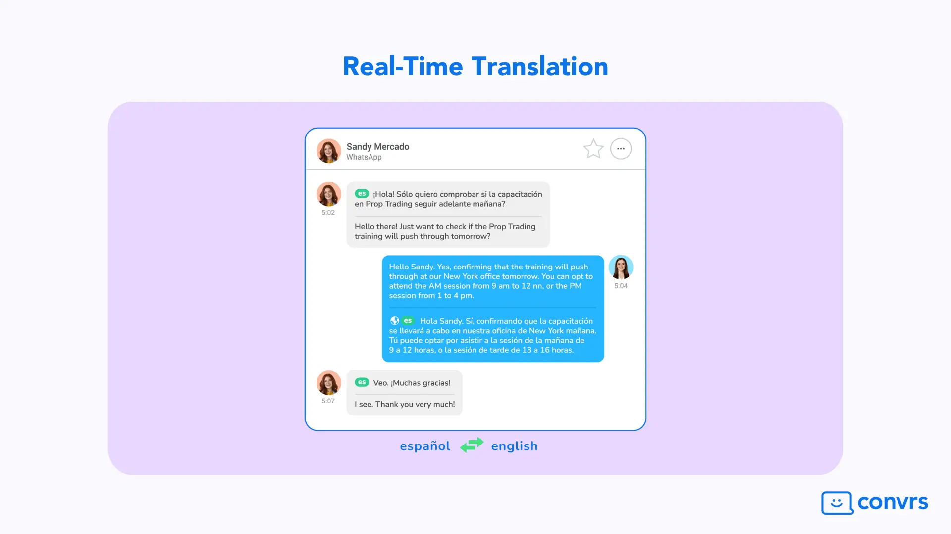 Real-Time Translation for Customer Support to increase conversion rates and reduce customer acquisition costs